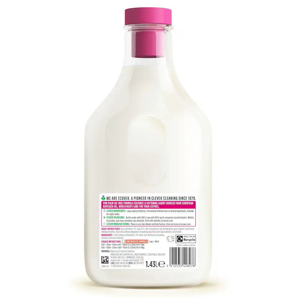 Ecover Fabric Softener Apple Blossom & Almond 1.43L