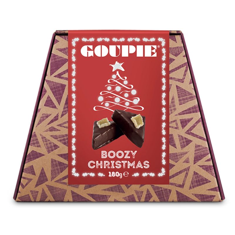Goupie Boozy Christmas Chocolate 180g
