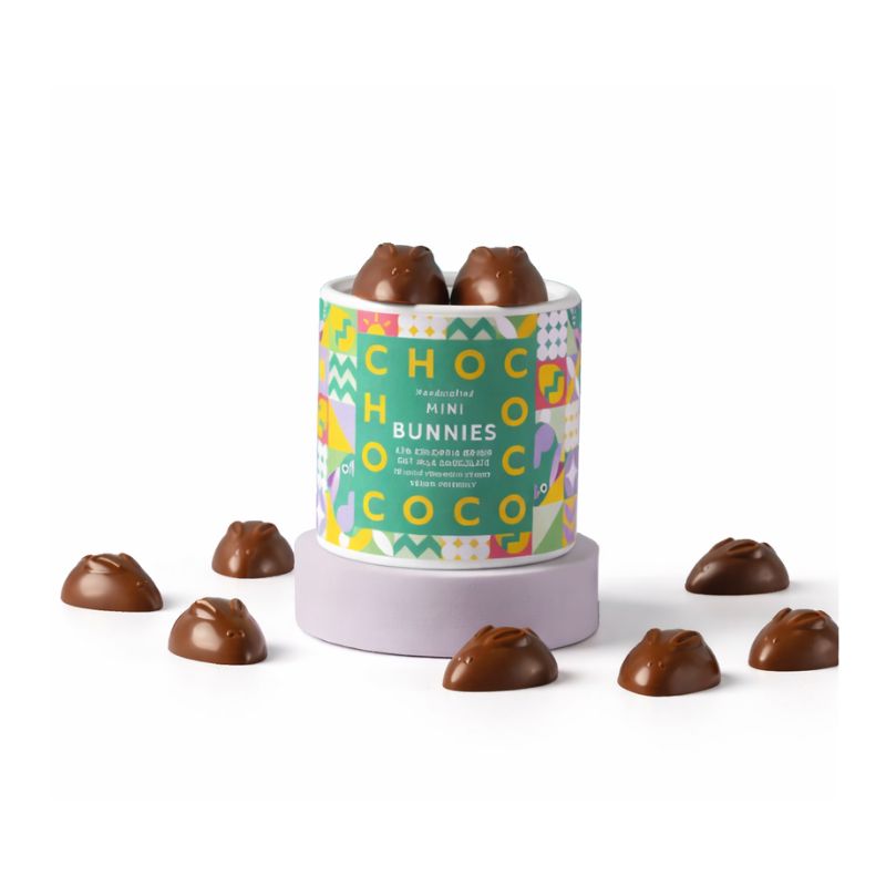 Chococo 10 Oatm!lk Chocolate Bunnies 80g