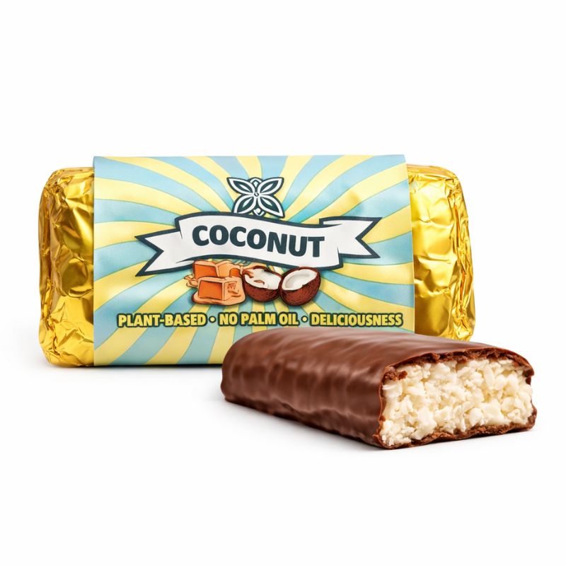 Coconut Toffee Swedish Chocolate Bar 50g