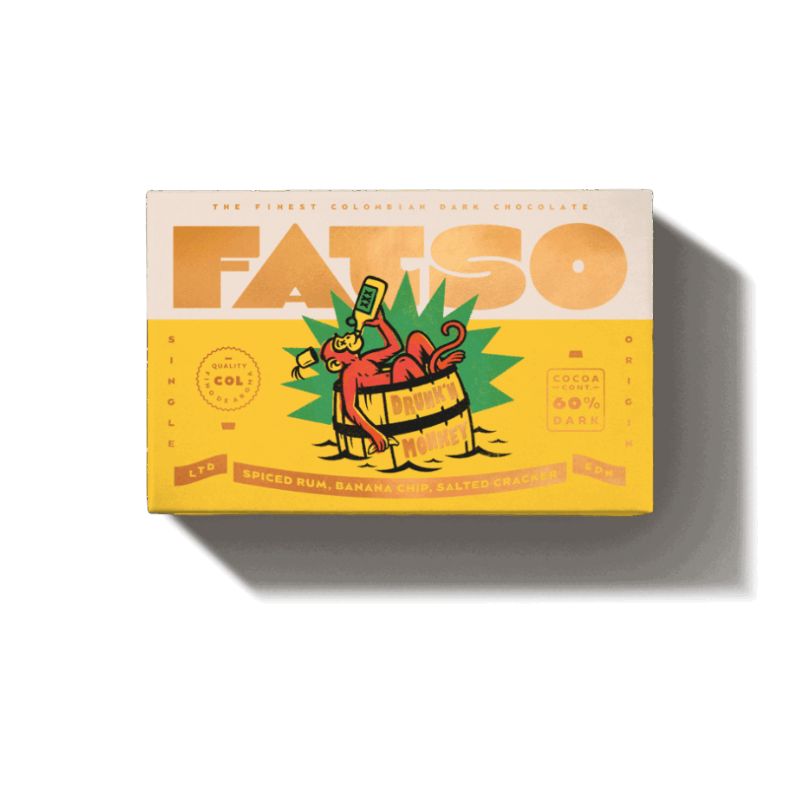 Fatso Spiced Rum Drunk'n Monkey Bar 150g