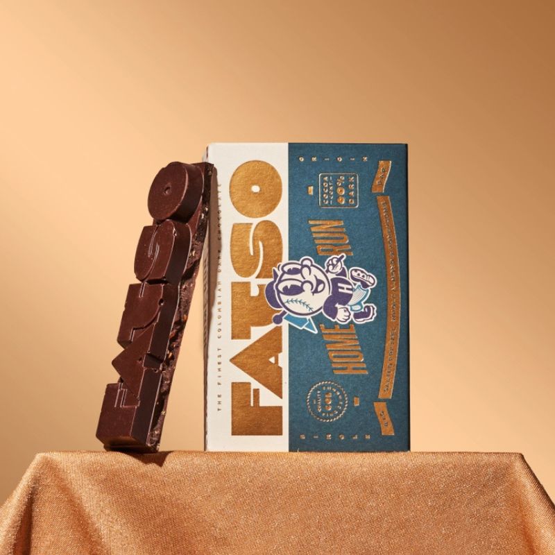 Fatso Salted Pretzel, Whole Almond & Honeycomb Home Run Bar 150g