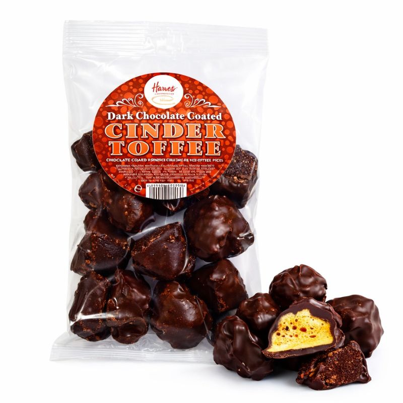 Chocolate Cinder Toffee 130g (Vegan Honeycomb)