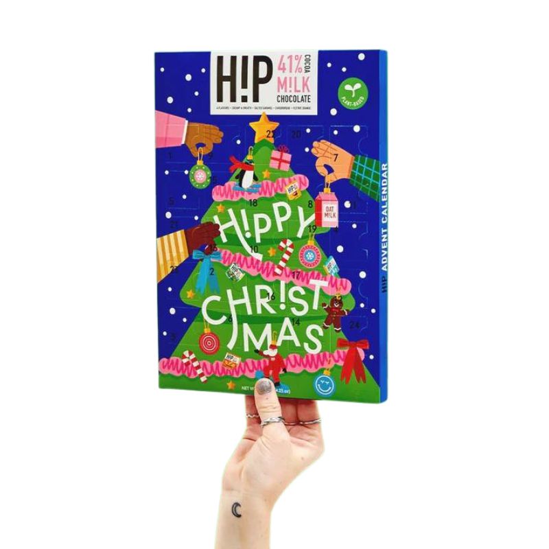 H!P Oat Milk Chocolate Vegan Advent Calendar 144g