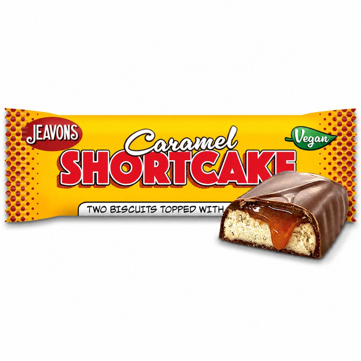Jeavons Chocolate Caramel Shortcake 50g