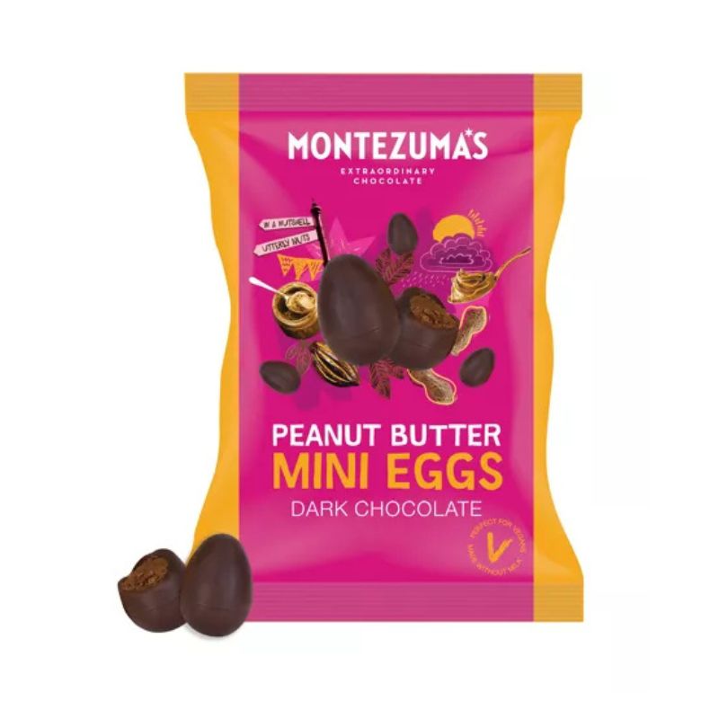 Montezuma's Dark Peanut Butter Vegan Mini Eggs 120g