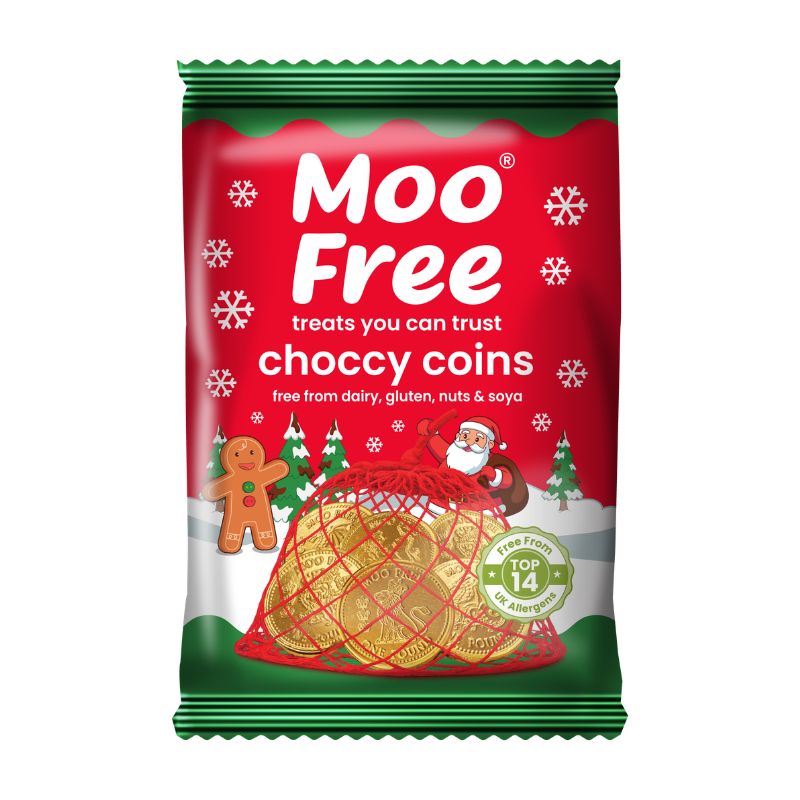 Moo Free M*lk Choccy Coins 49g