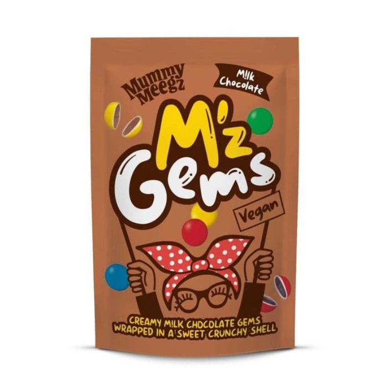 Mummy Meegz M'z M*lk Chocolate Gems 80g (Smarties alternative)