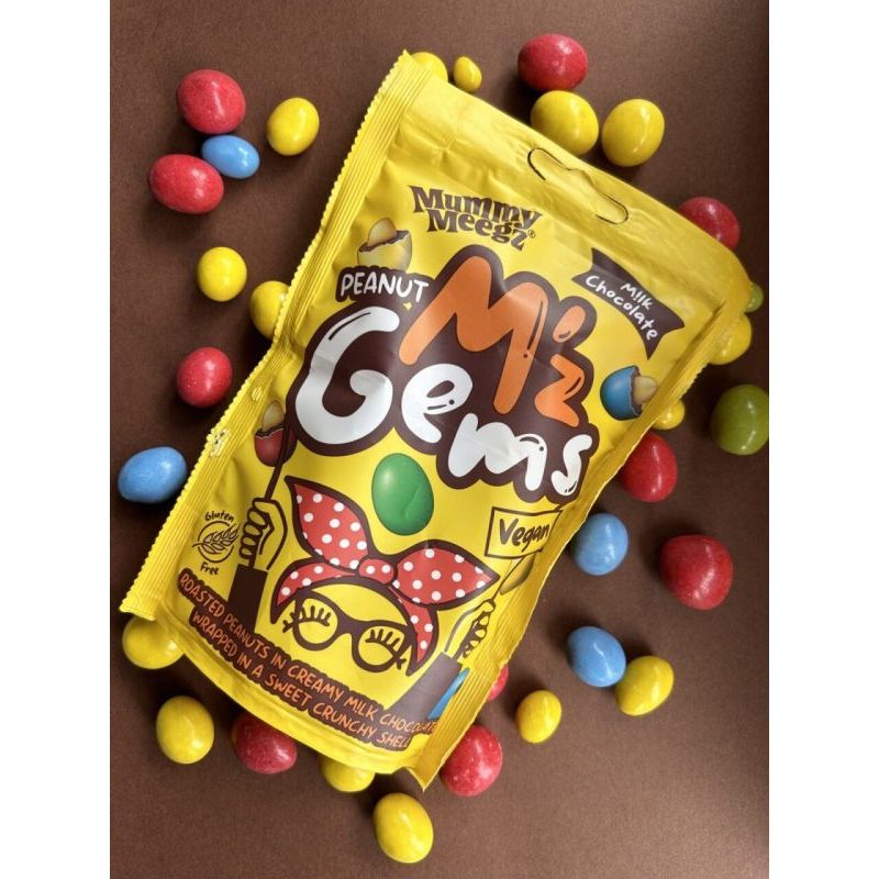 Mummy Meegz M'z Peanut Chocolate Gems 80g