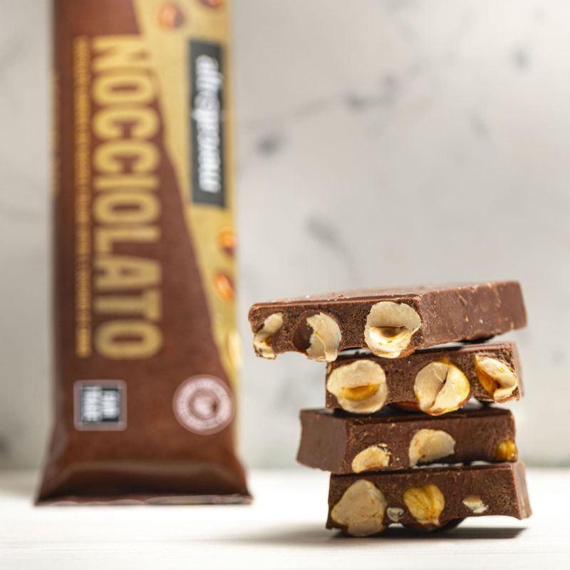 Nocciolato Gianduia & Whole Hazelnuts Large Chocolate Bar 125g