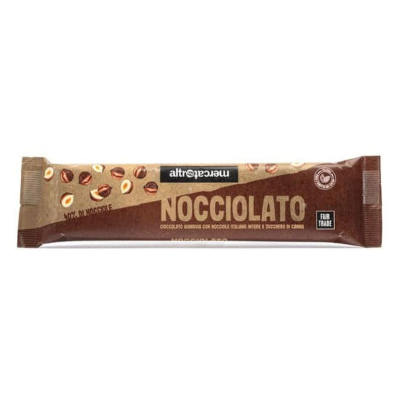 Nocciolato Gianduia & Whole Hazelnuts Large Chocolate Bar 125g