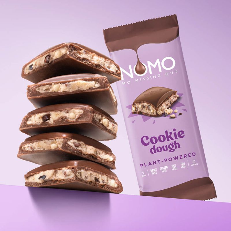 NoMo Cookie Dough M*lk Choc Bar 127g