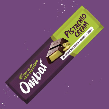Ombar Organic Pistachio Cream Chocolate Bar 42g