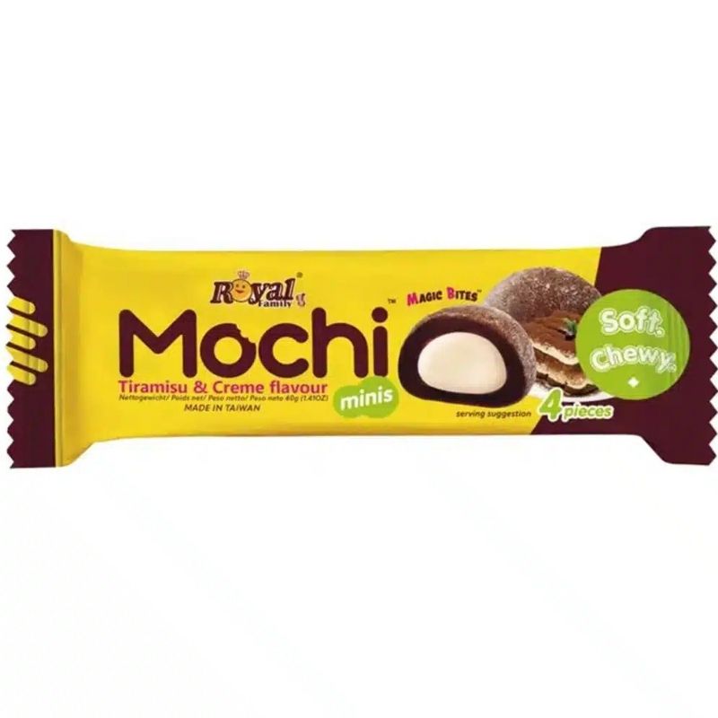 Royal Family Mini Vegan Mochi Tiramisu & Creme 40g