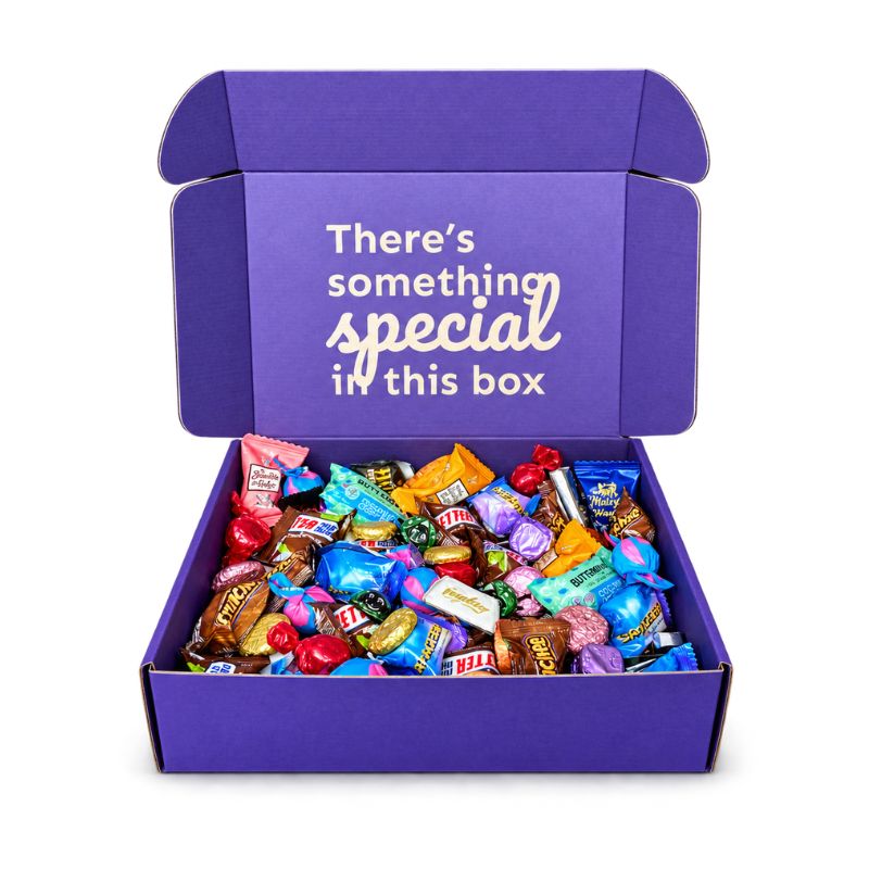Vegan Chocolate Pick n Mix Box 1800g (15 varieties, 135 total Chocs)