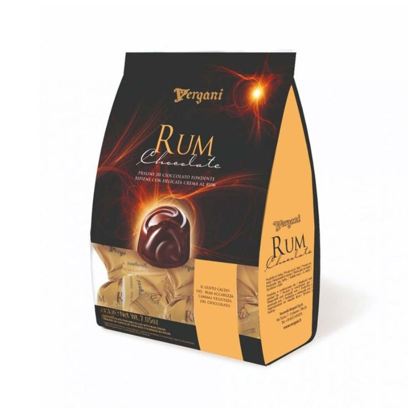Vergani Rum Chocolate Liqueurs 130g