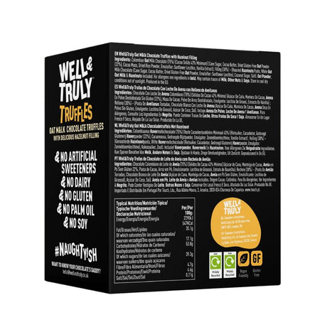 Well & Truly Oat Milk Chocolate Truffles 100g