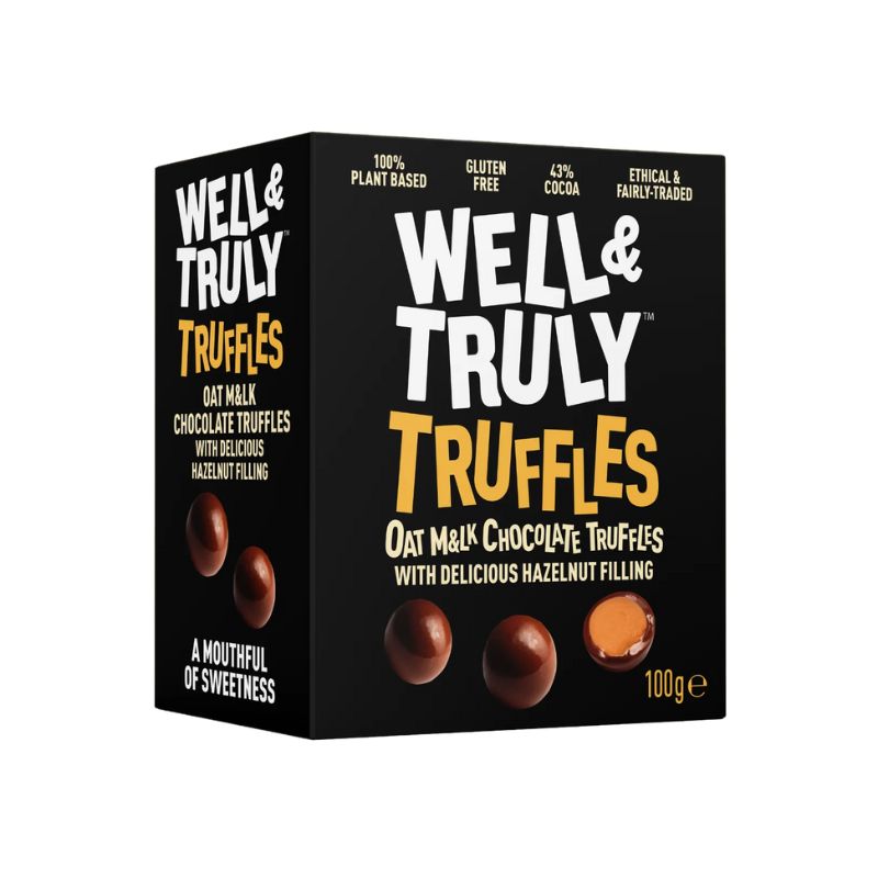 Well & Truly Oat Milk Chocolate Truffles 100g