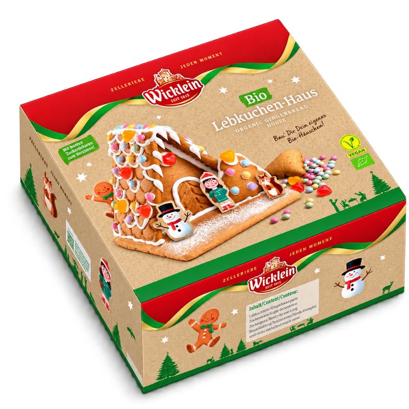 Wicklein Organic DIY Vegan Gingerbread House 730g