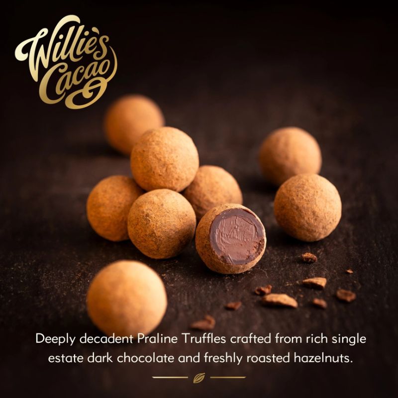 Willie's Cacao Box of 16 Praline Truffles 110g