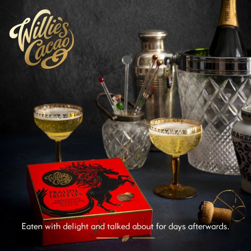 Willie's Cacao Box of 16 Praline Truffles 110g