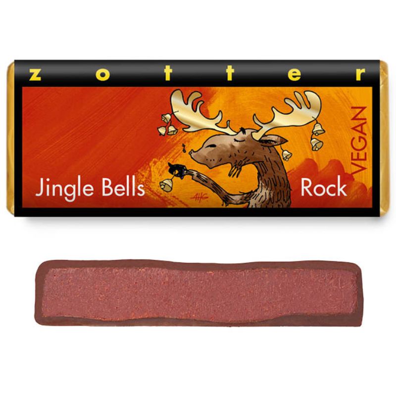 Zotter Jingle Bells Rock Luxury Chocolate 70g