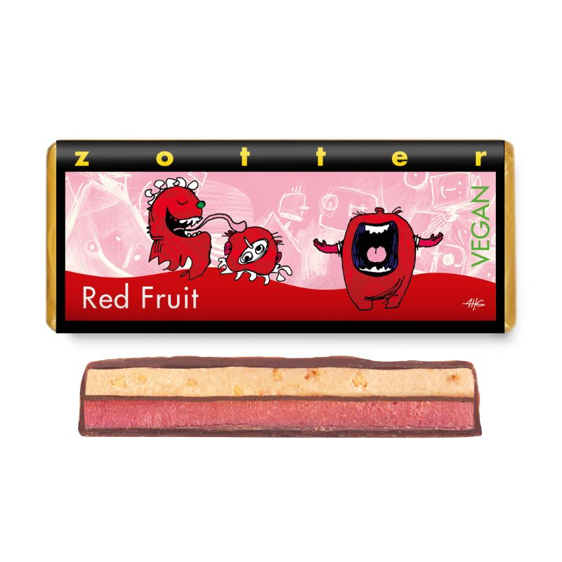Zotter Red Fruit Organic Chocolate 70g