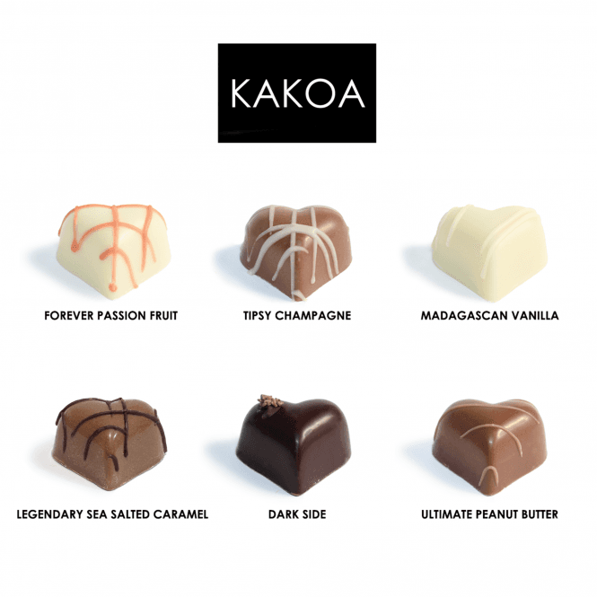 Kakoa 24 Oat Milk Chocolate Hearts Selection 305g
