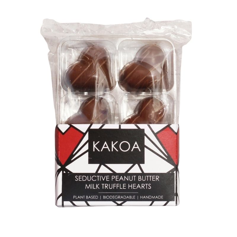 Kakoa Peanut Butter Milk Chocolate Hearts 75g