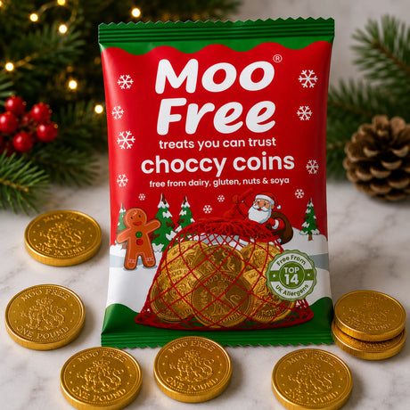 Moo Free M*lk Choccy Coins 49g