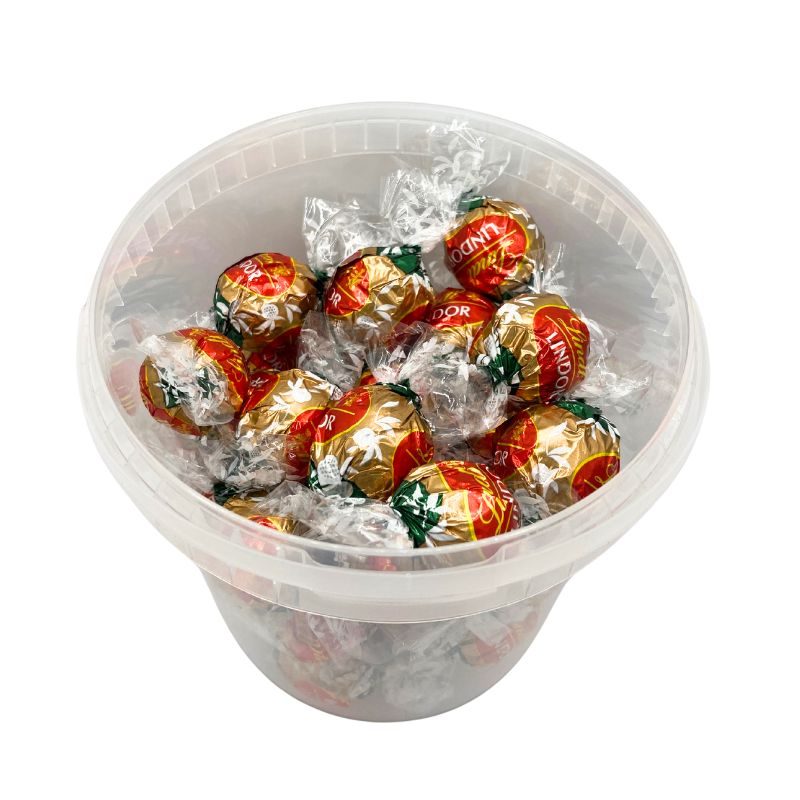 Bucket of 40 Lindor Vegan M*lk Chocolates 500g (Individually Wrapped)
