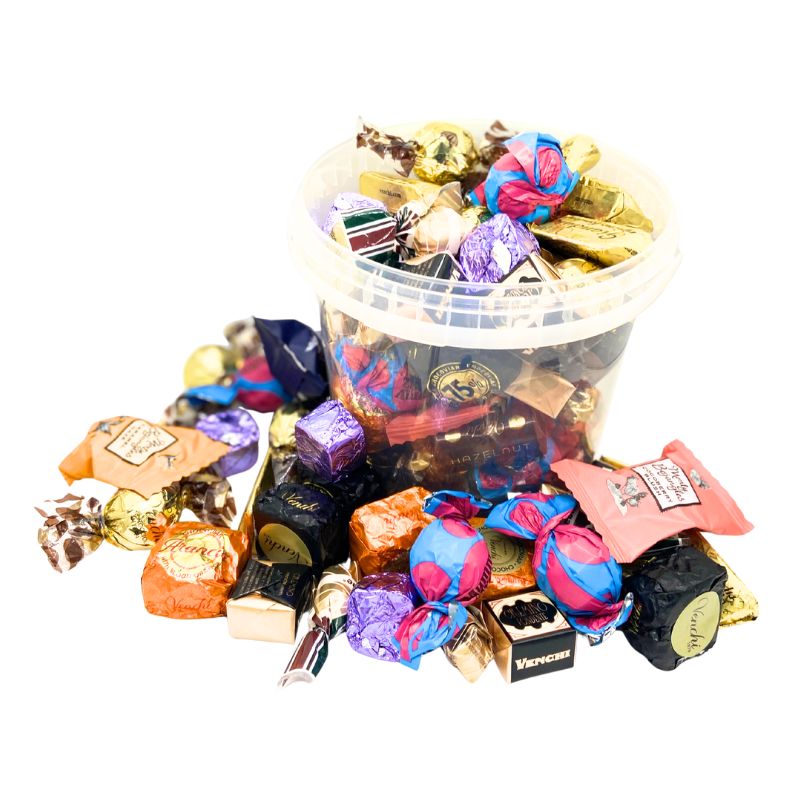 Luxury Vegan Pick n Mix Bucket 700g (23 varieties, 55 total items)