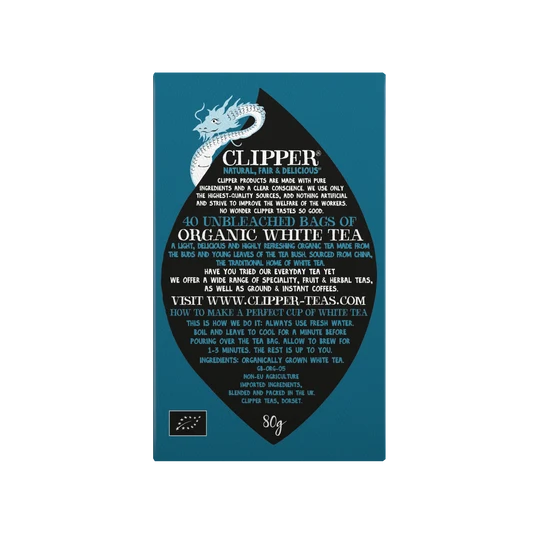 Clipper 40 Bags of Organic White Tea