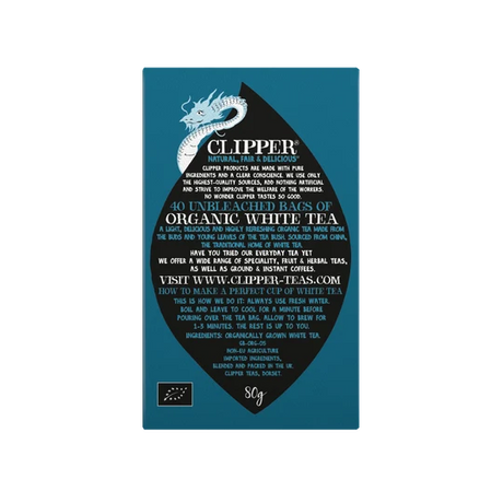 Clipper 40 Bags of Organic White Tea