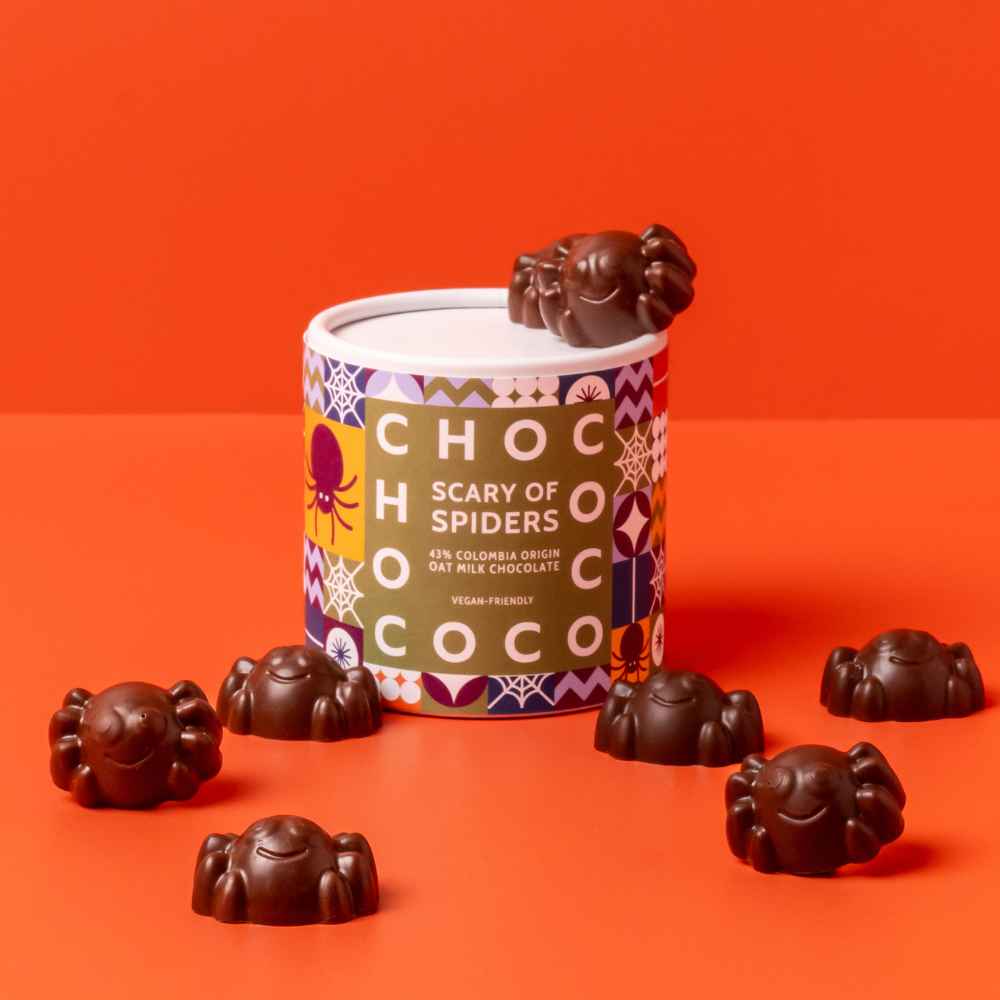 Chococo Oatm!lk Chocolate Scary of Spiders 80g