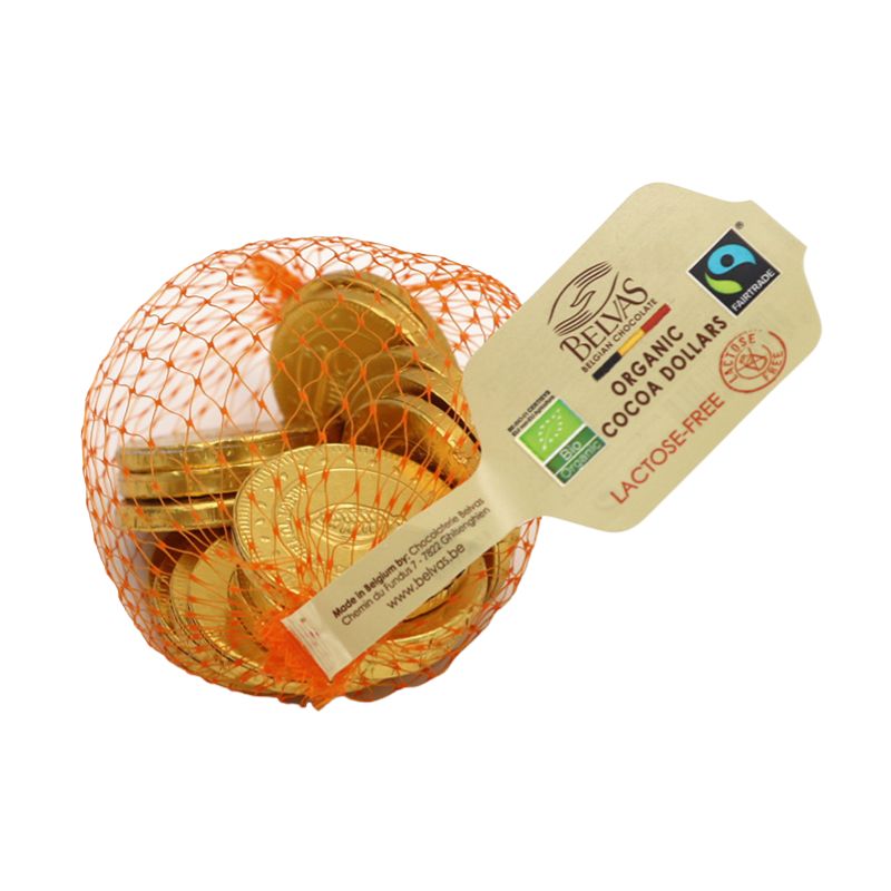 Belvas Organic Belgian M*lk Chocolate Coins 80g