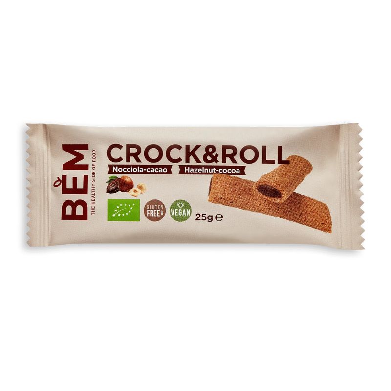 Crock & Roll Organic Hazelnut Cream Choco Sticks 25g