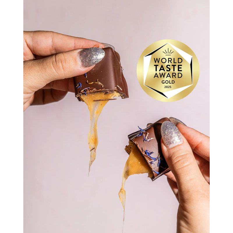 Box of 2 Caramel Cookie Bars 110g