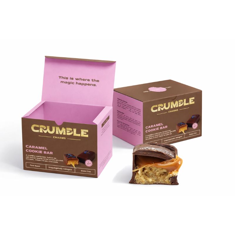 Box of 2 Caramel Cookie Bars 110g