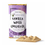 Earthly Bites Vanilla & Coconut Organic White Chocolate 80g