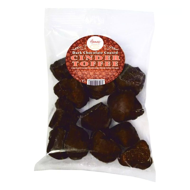 Hames Chocolate Cinder Toffee 130g (Vegan Honeycomb)
