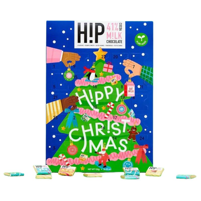 H!P Oat Milk Chocolate Vegan Advent Calendar 144g