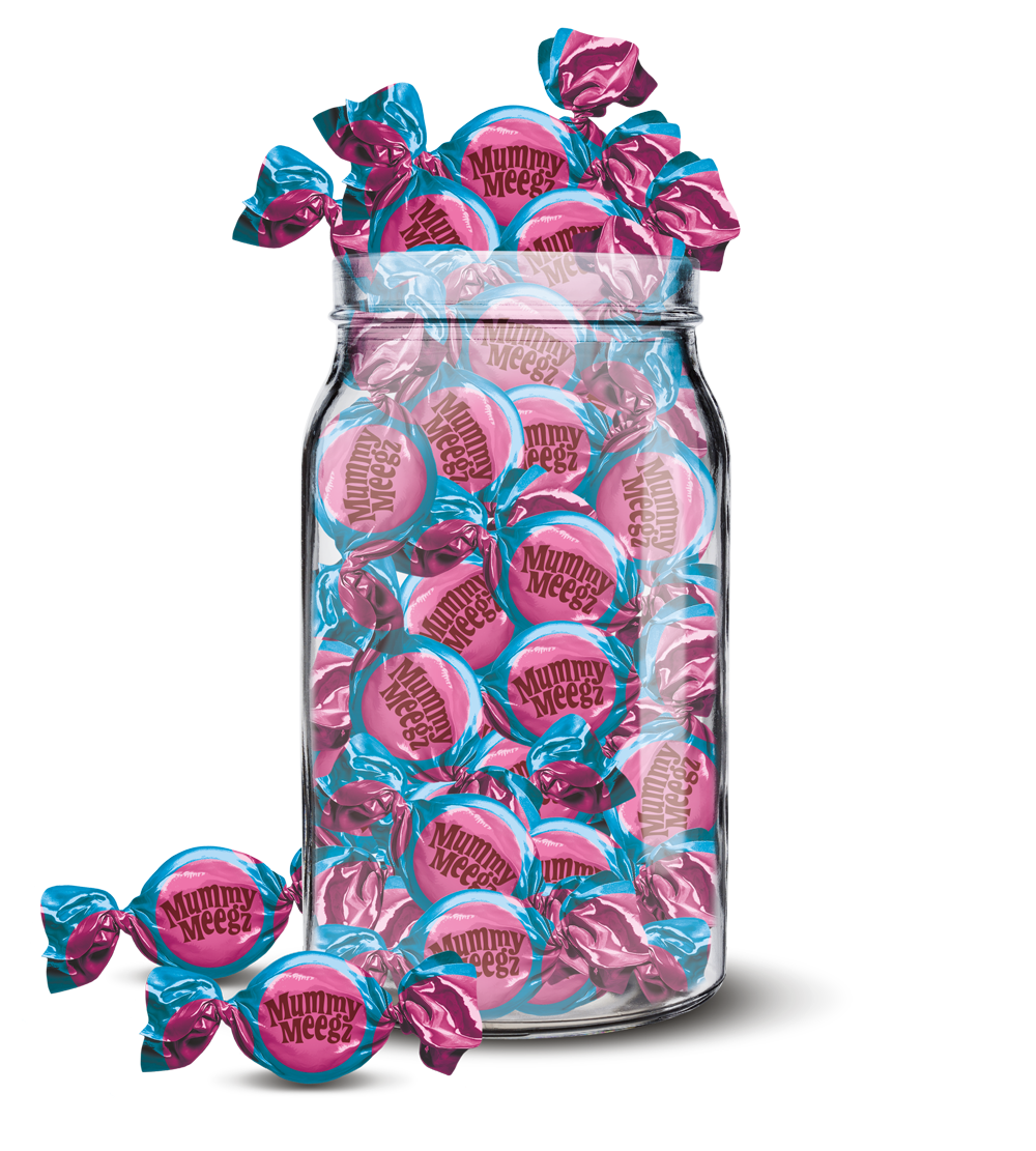 10 x Mummy Meegz M*lk Choccy Balls 125g (Loose, Individually Wrapped)