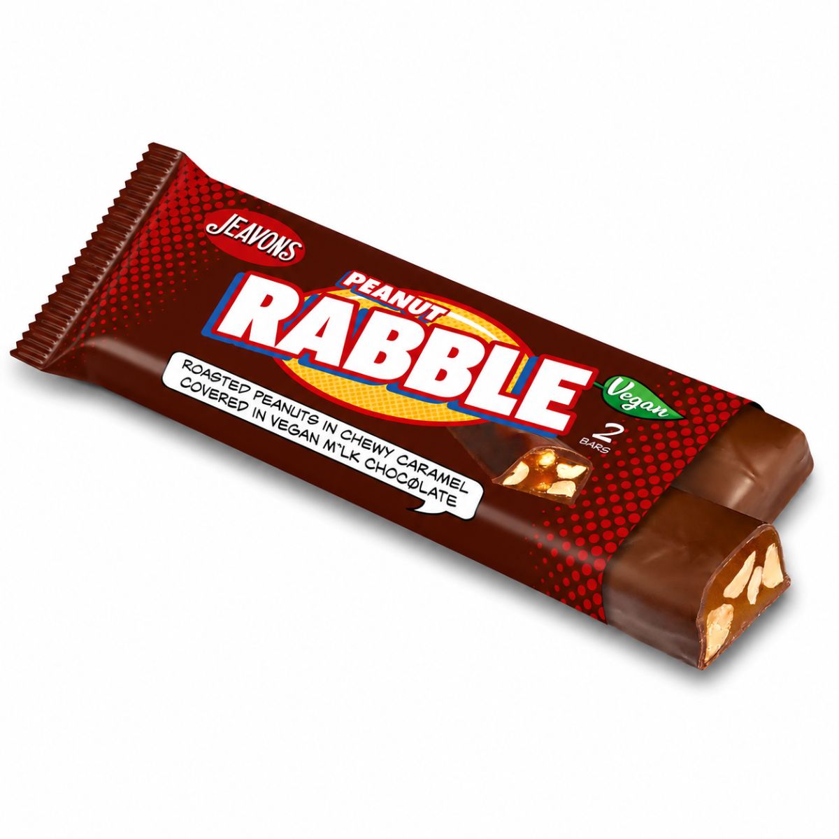 Rabble Bar 62g (Toffee, Peanuts & Chocolate)