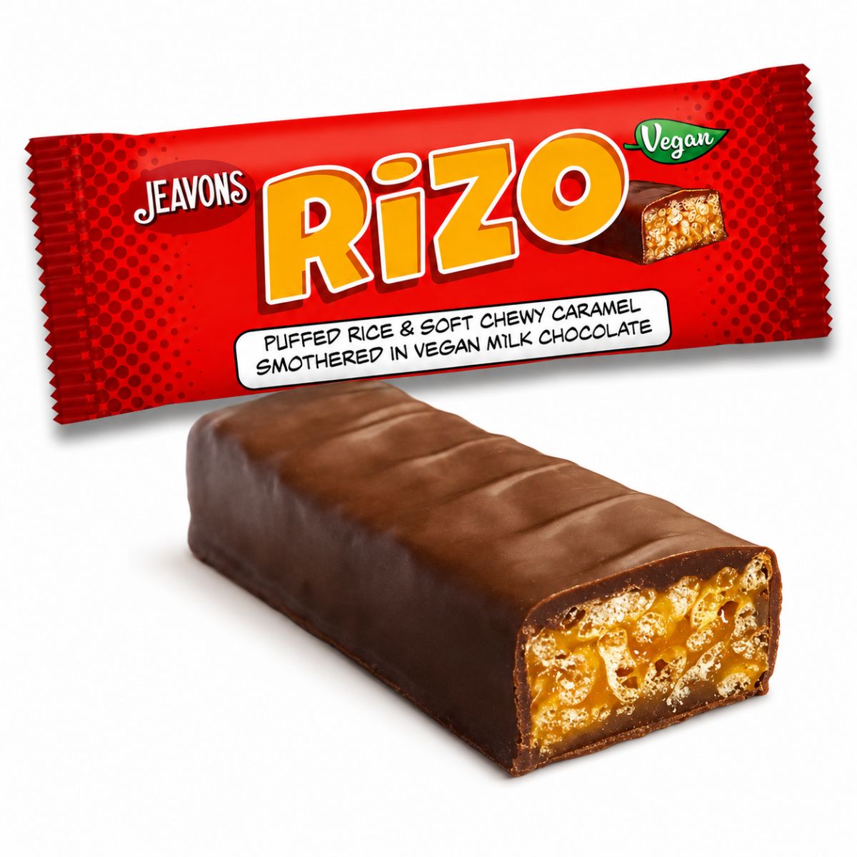 Rizo Crispy Rice Choco Toffee Bar 44g