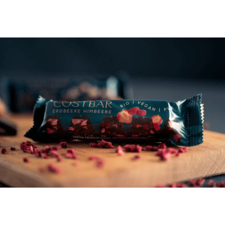 Costbar Organic Raspberry & Strawberry Chocolate 38g