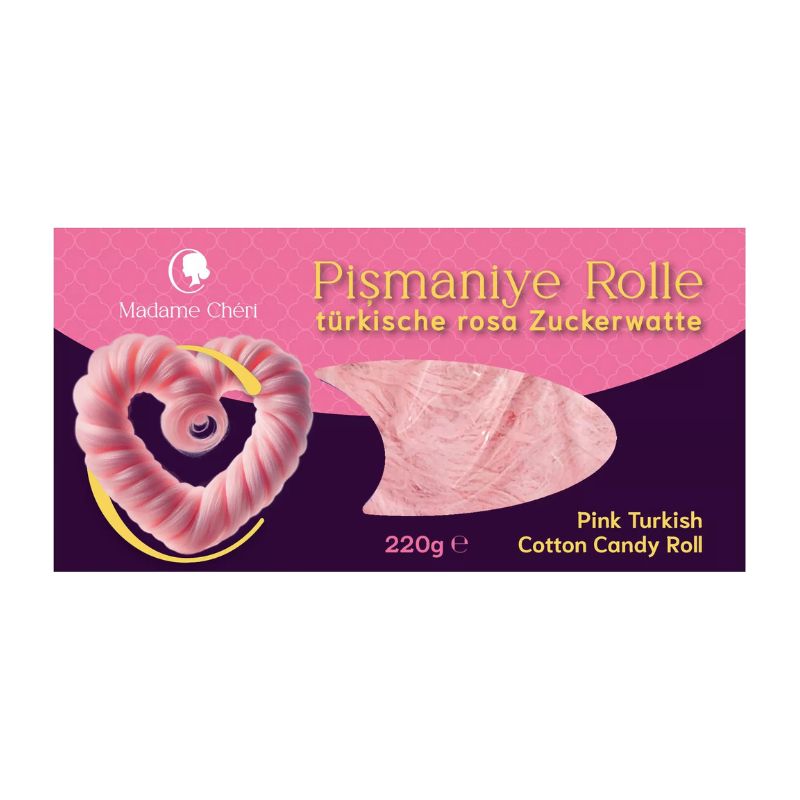 Madame-Cheri Pink Turkish Cotton Candy 220g