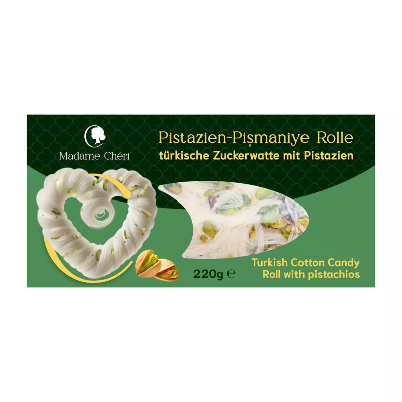 Madame-Cheri Pistachio Turkish Cotton Candy 220g