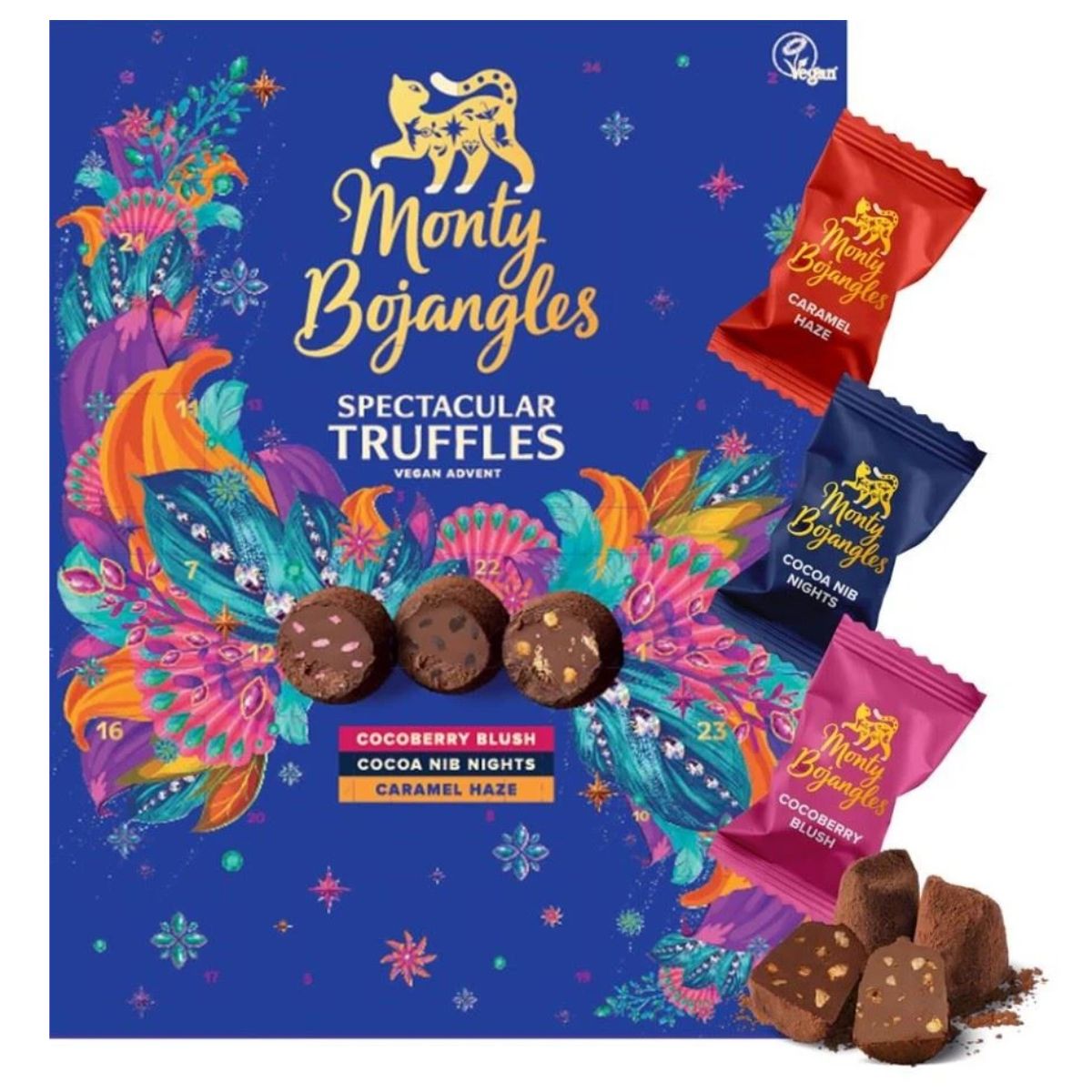 Monty Bojangles Vegan Premium Truffle Advent Calendar 135g