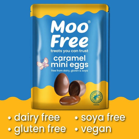 Moo Free Vegan Caramel Mini Eggs 84g